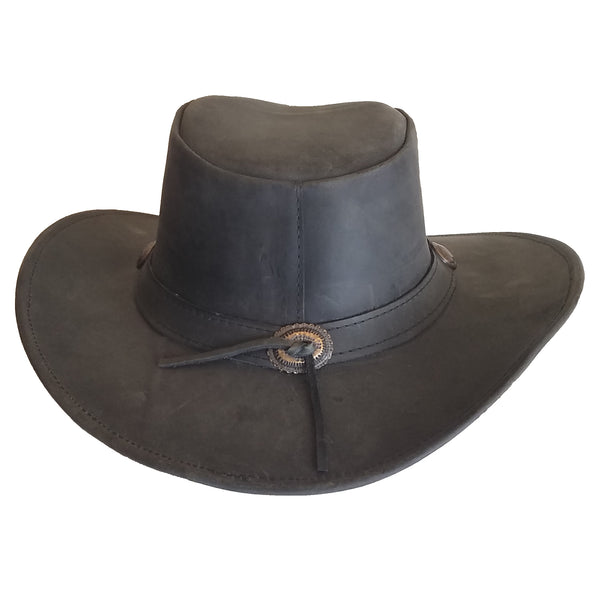 Outback Survival Gear - Buffalo Bill Waxy Cowboy Hat - Black H9102 –  Outback Survival Gear LLC