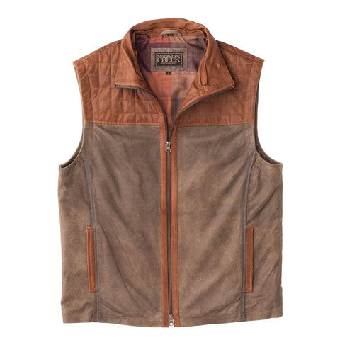 Madison Creek Dutch John Leather Vest 48 Pean